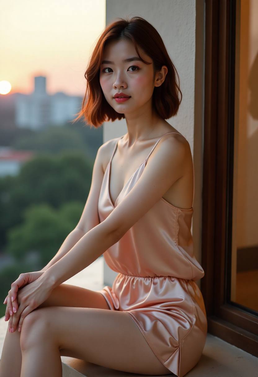 窗边的母亲海报